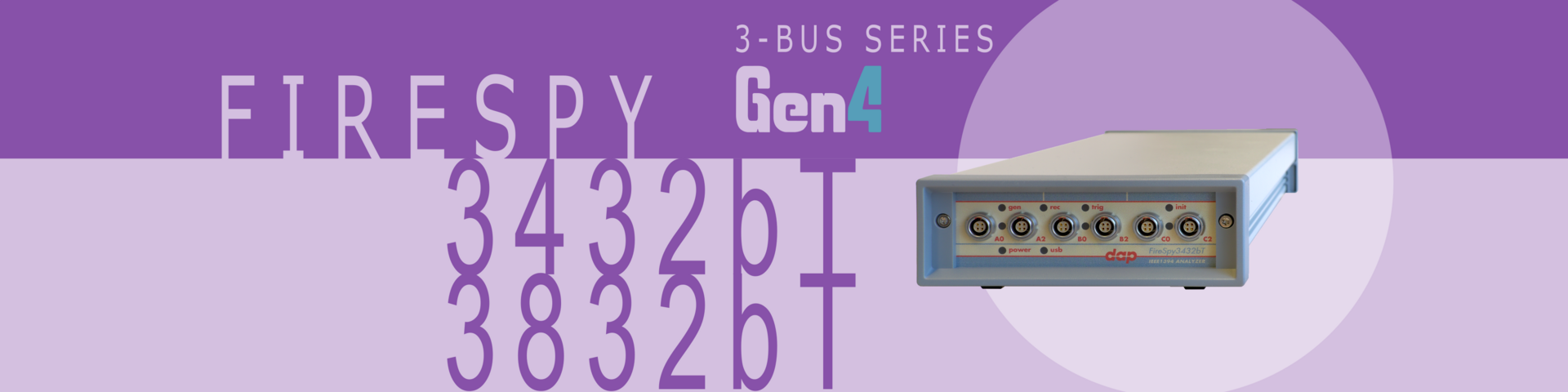 1394 and AS5643 Bus Analyzer - FireSpy3432bT/3832bT